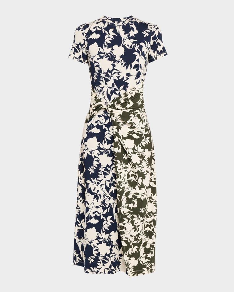 Jan Printed Short-Sleeve T-Shirt Dress by TANYA TAYLOR