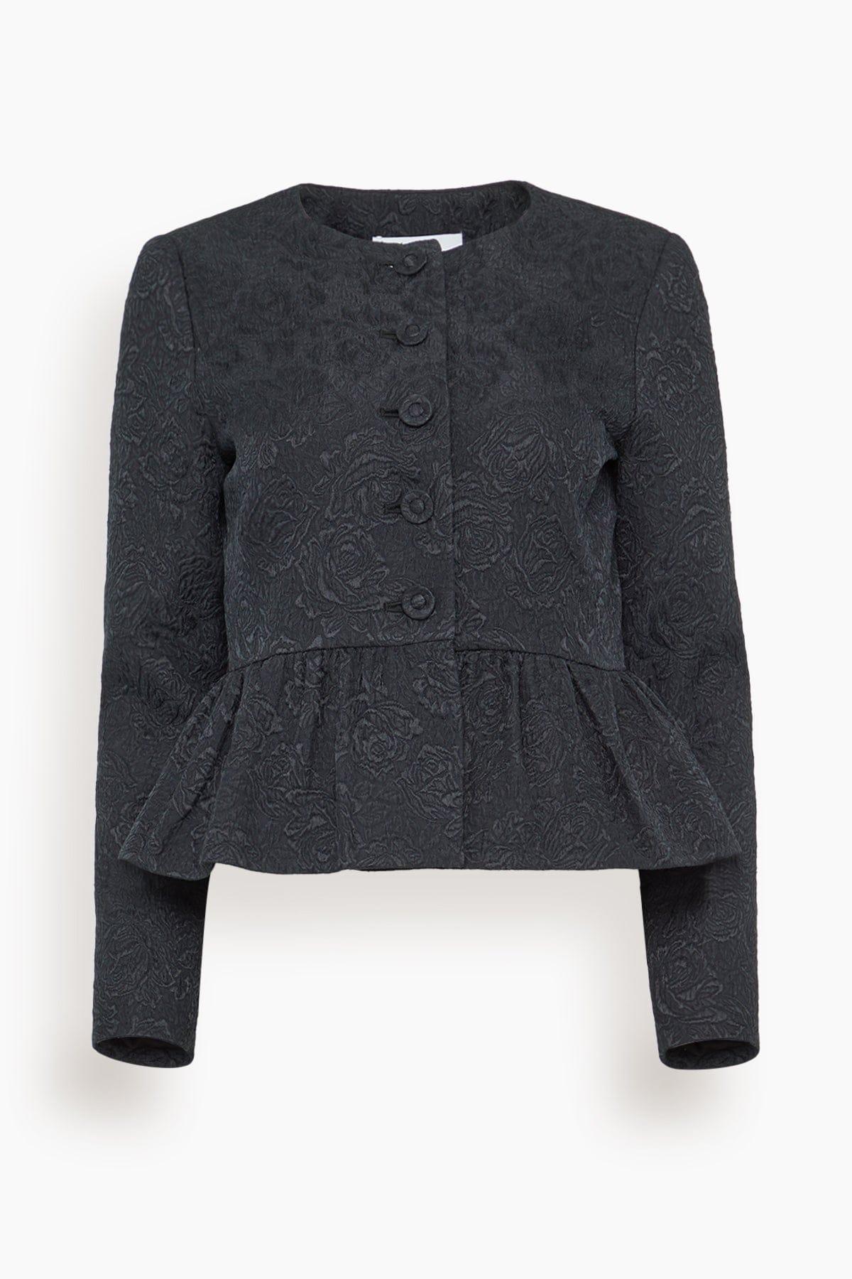 Karleigh Jacket in Black by TANYA TAYLOR