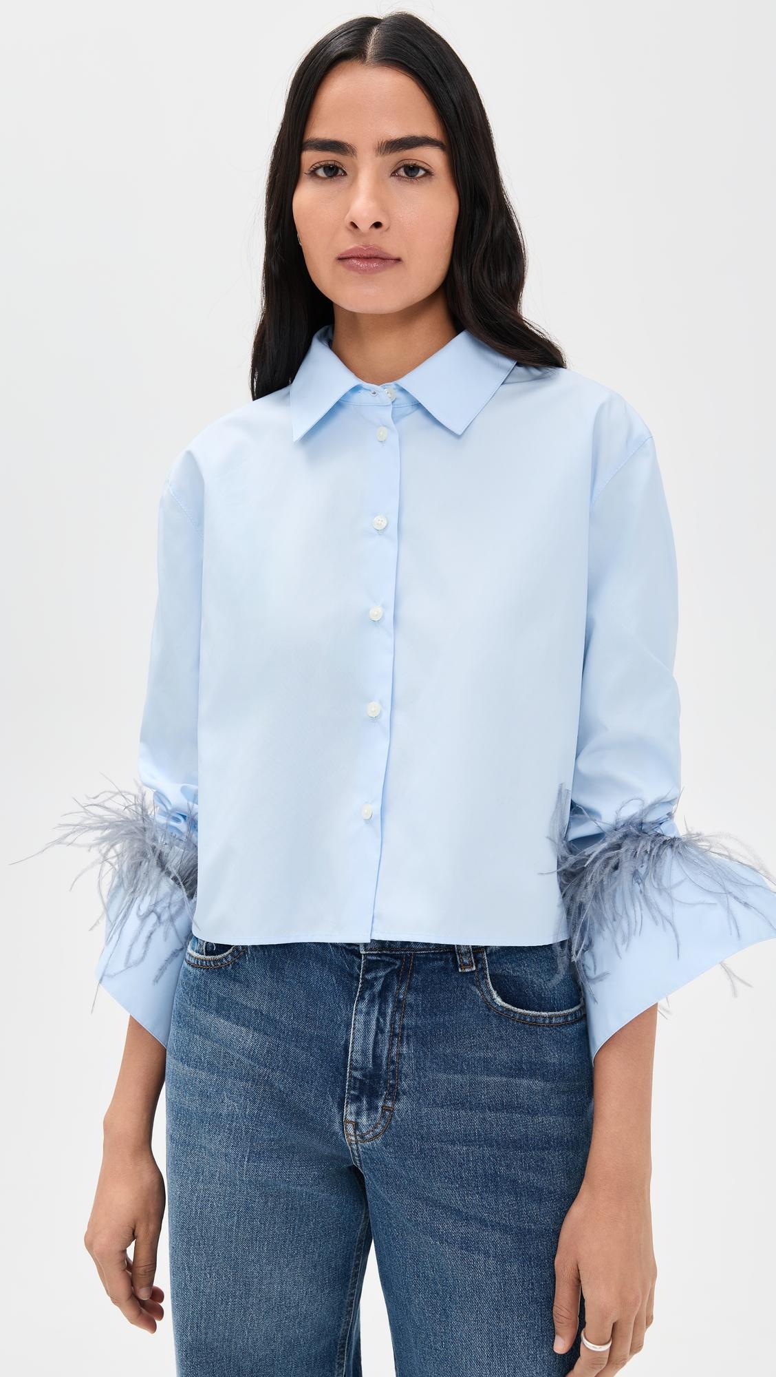 Largaux Feather Top by TANYA TAYLOR