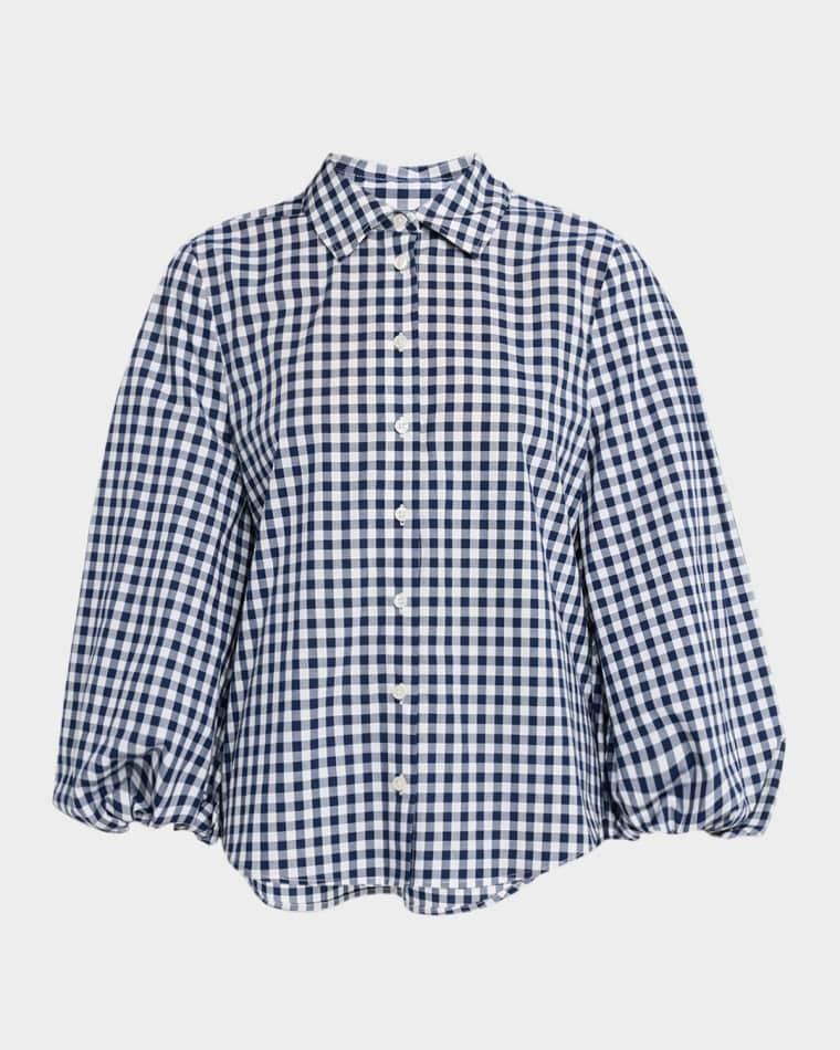 Marina Voluminous Button-Front Shirt by TANYA TAYLOR