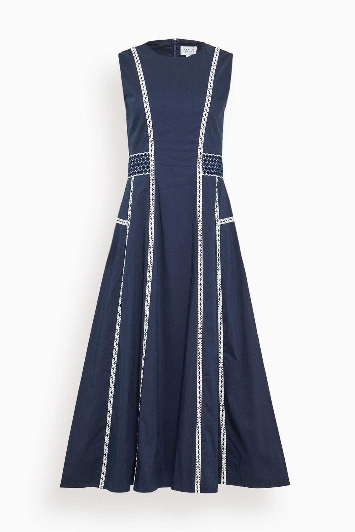 Sloane Dress in Midnight by TANYA TAYLOR