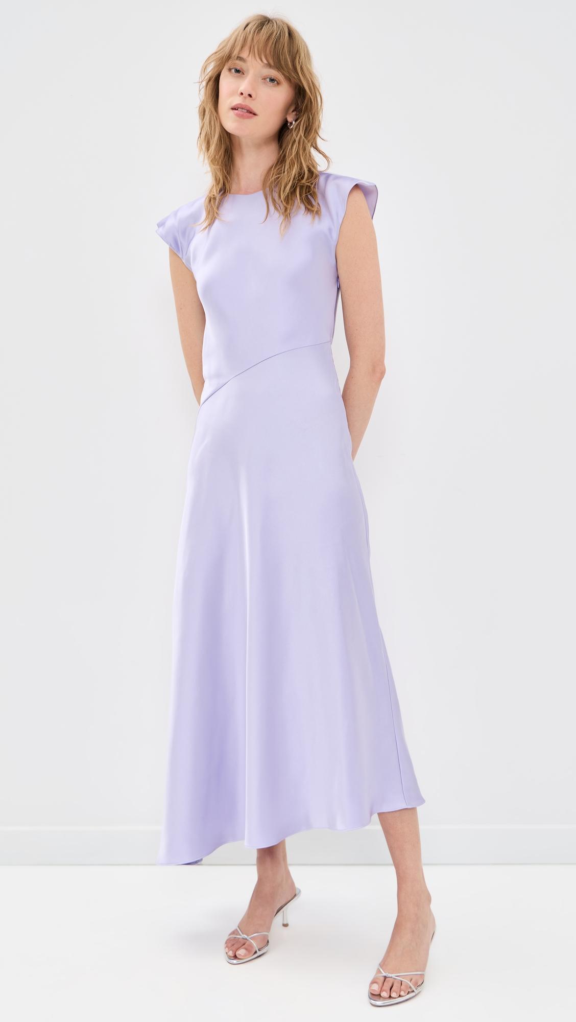 Violeta Satin Dress by TANYA TAYLOR