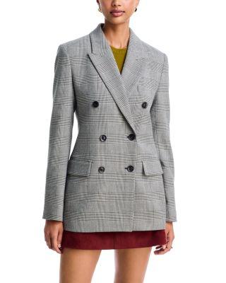 Virginia Wool Blend Double Breasted Blazer by TANYA TAYLOR