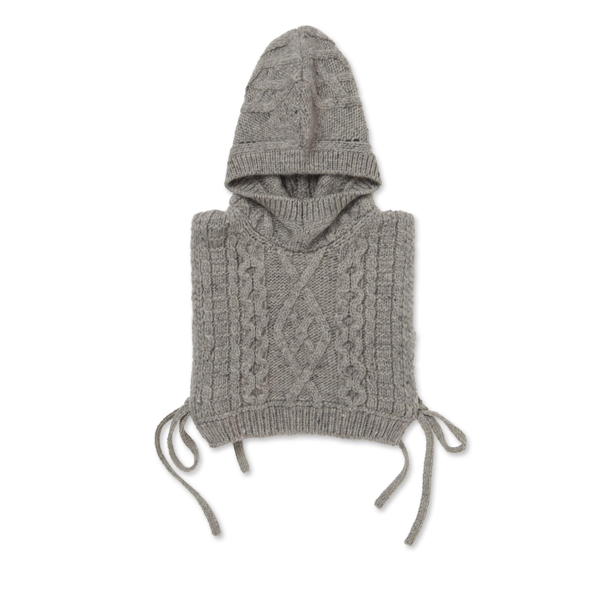 Tao - BATONER Hooded Knit Vest - (Grey) by TAO