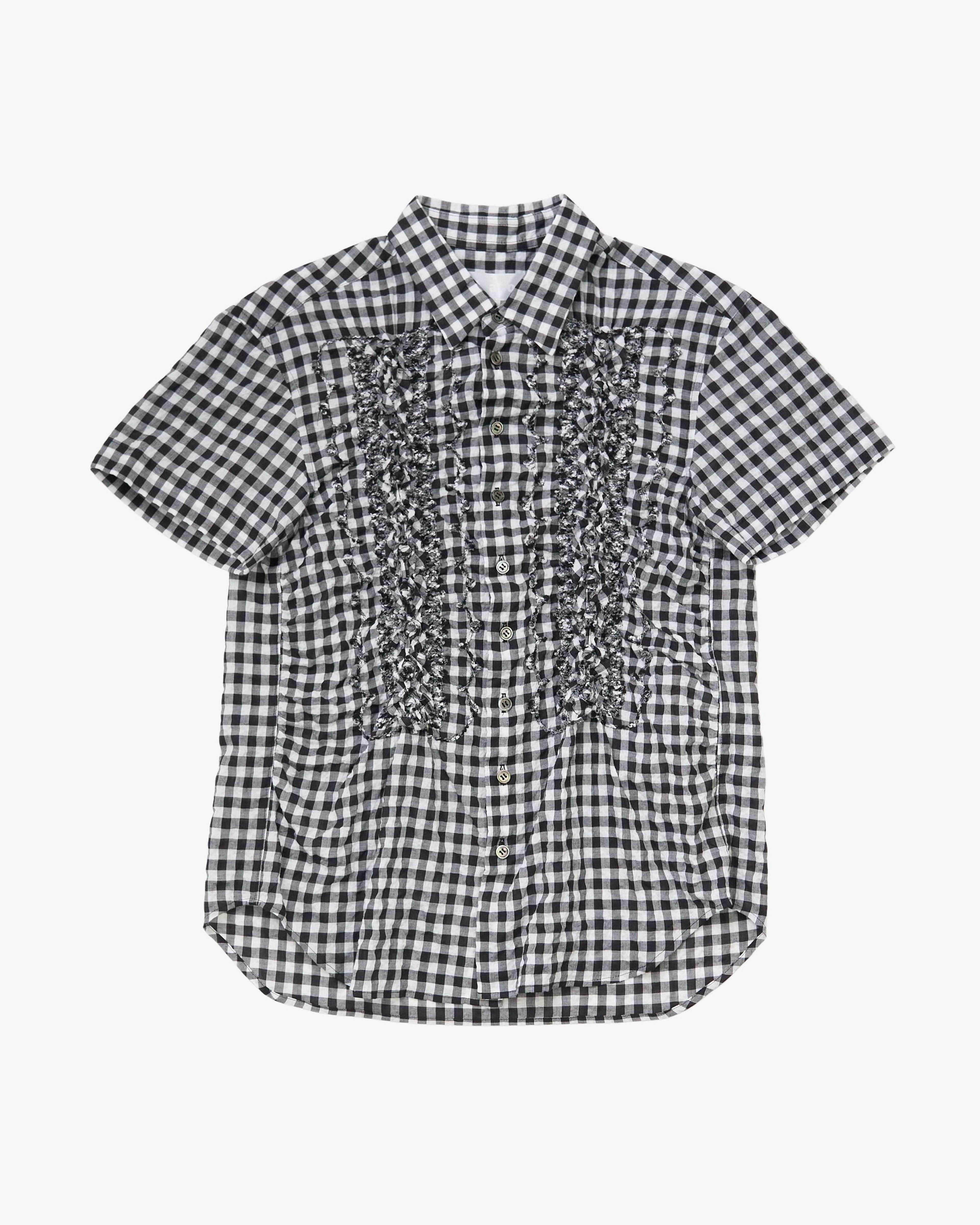 Tao - Women's Cotton Lawn Gingham Check Embroidery Finish - (Checks) by TAO