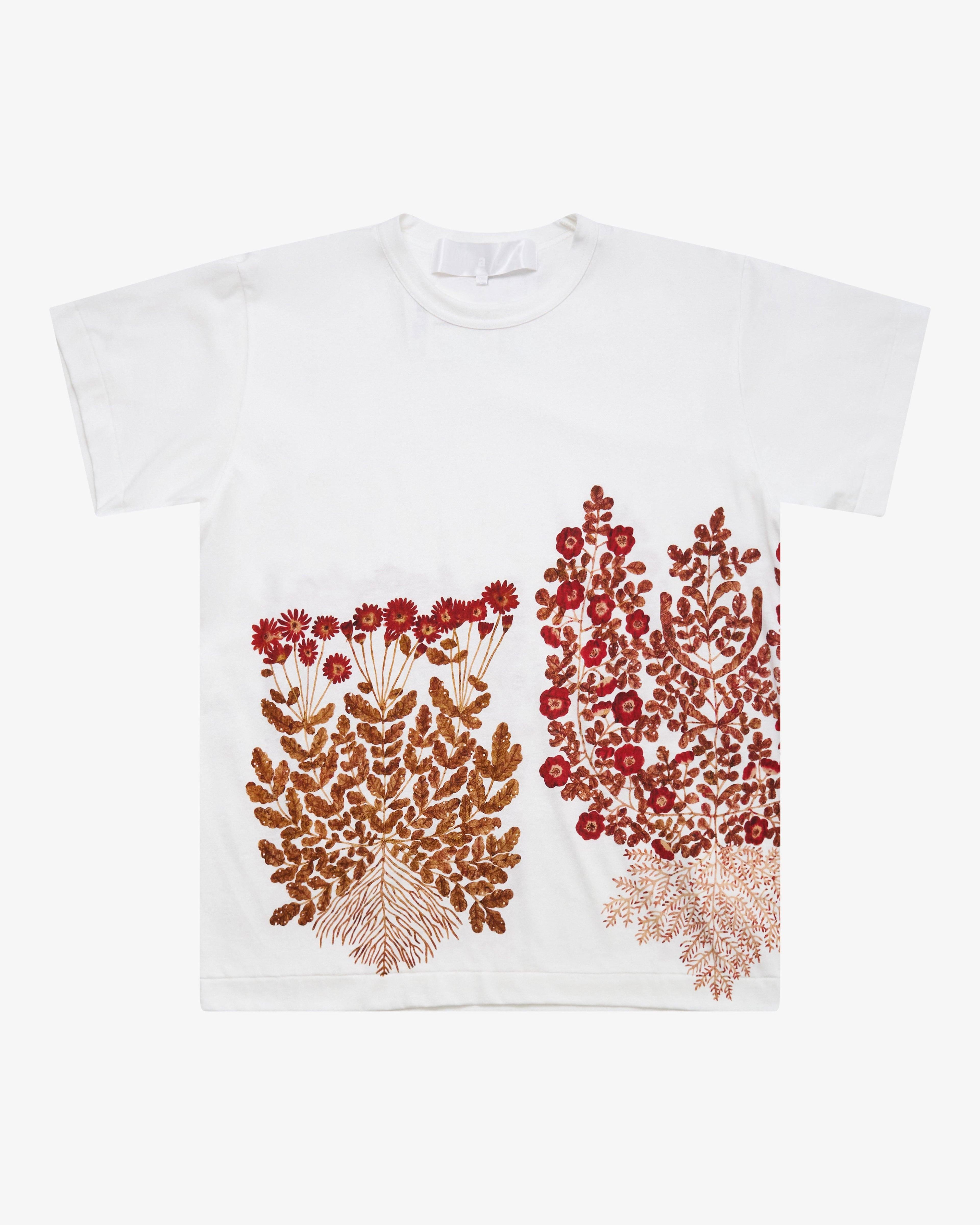 Tao - Women's Cotton Printed Jersey Fumi Imamura - (White) by TAO