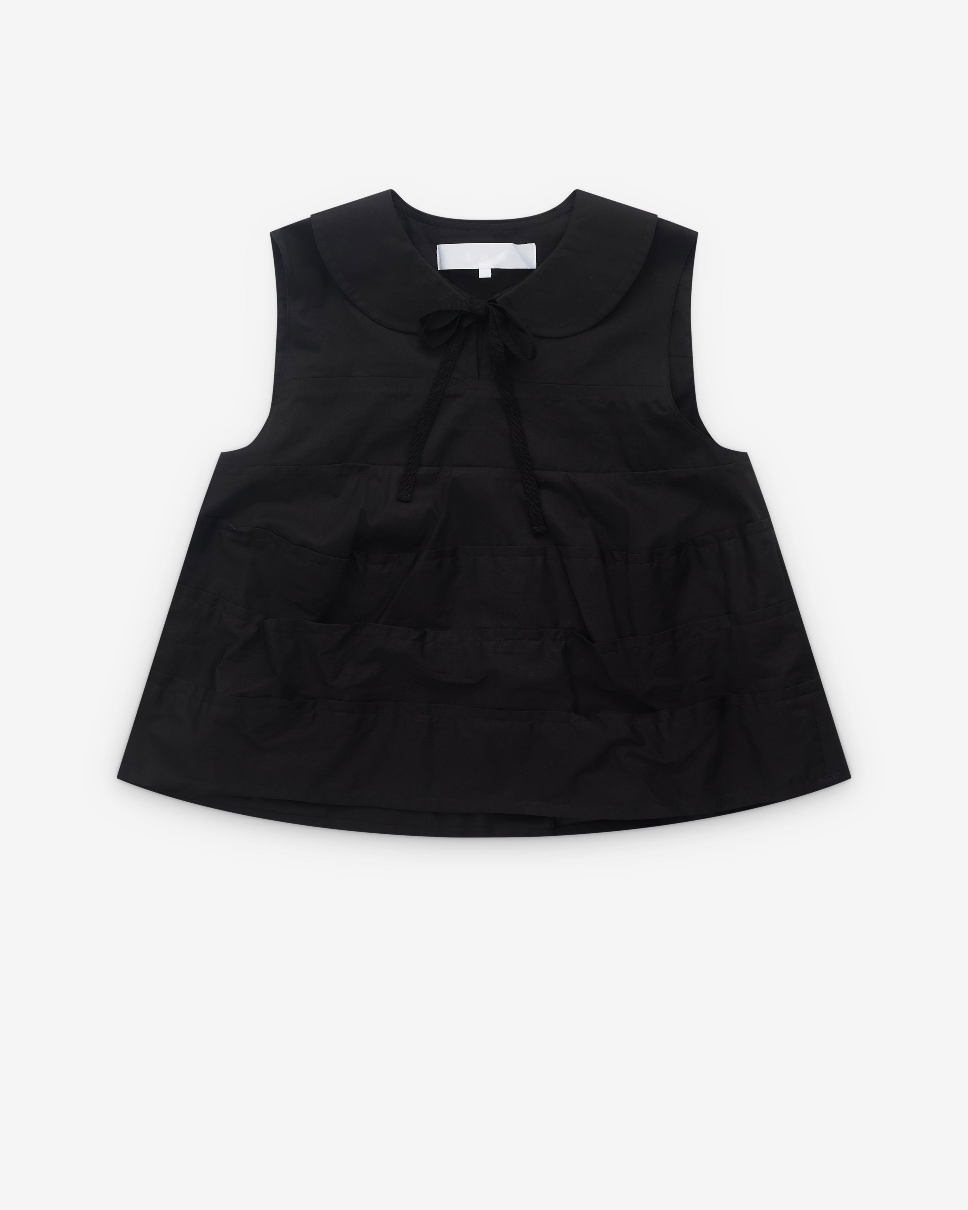 Tao - Women’s Cotton Tiered Top - (Black) by TAO