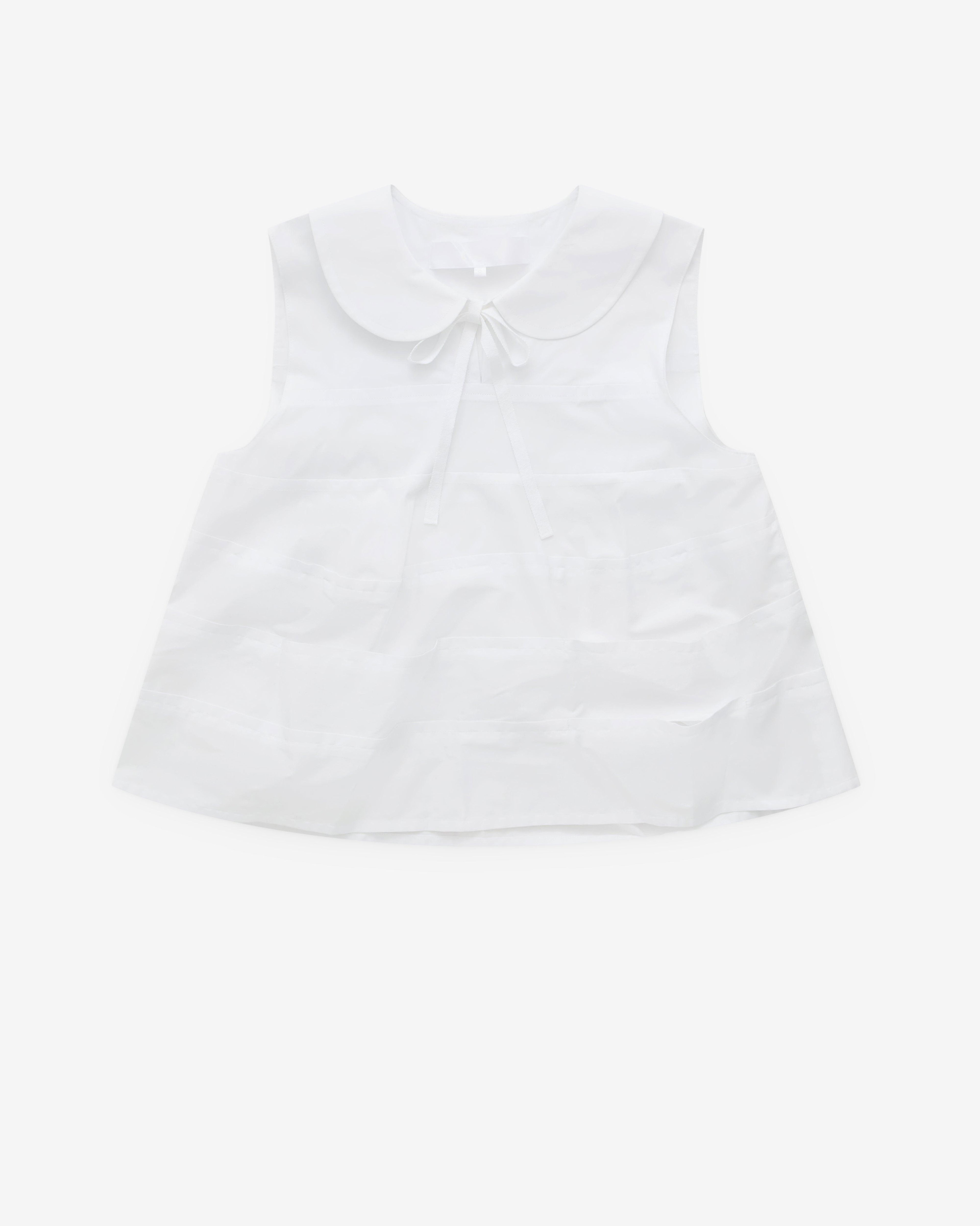 Tao - Women’s Cotton Tiered Top - (White) by TAO