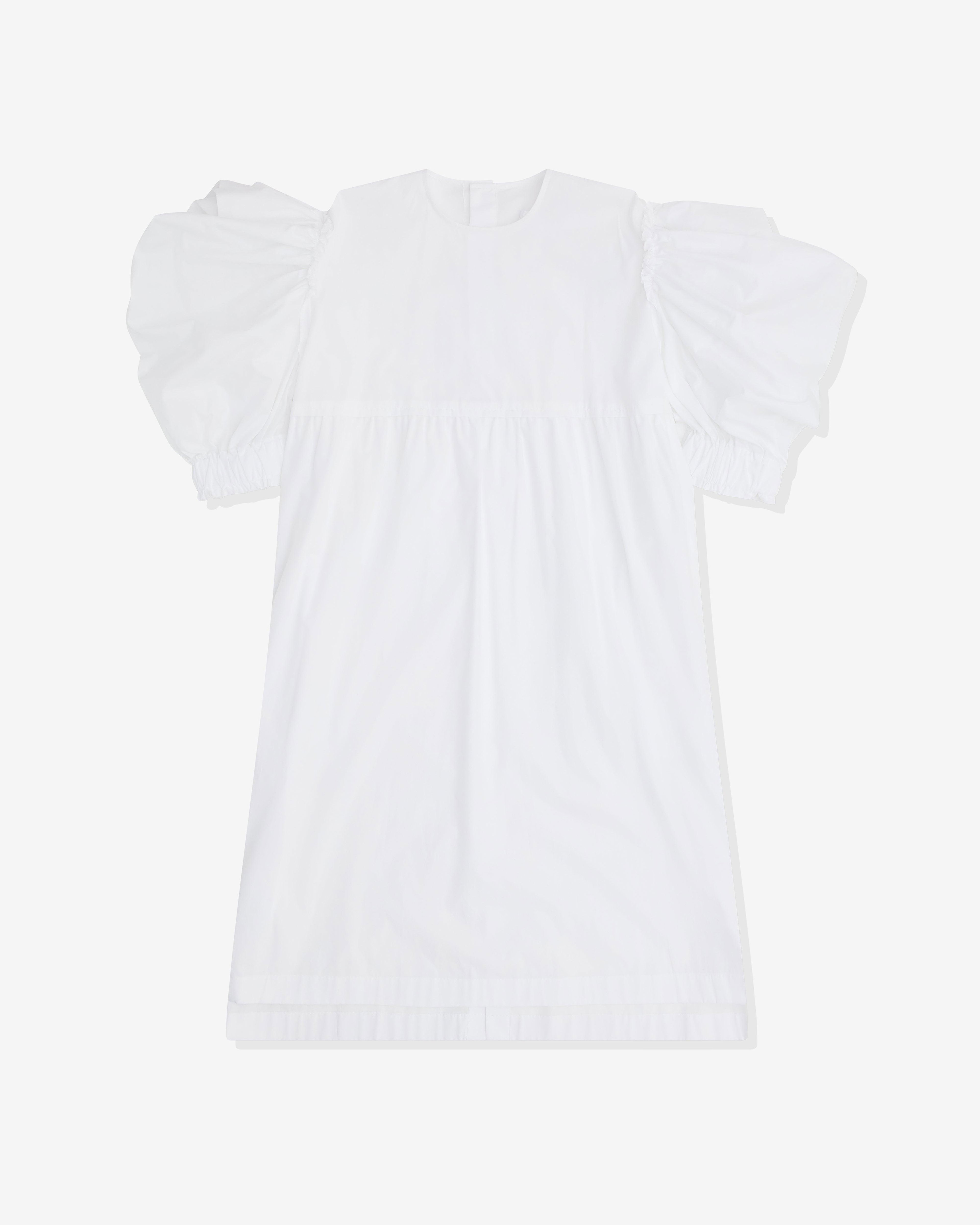 Tao - Women’s Puff Sleeve Dress - (White) by TAO