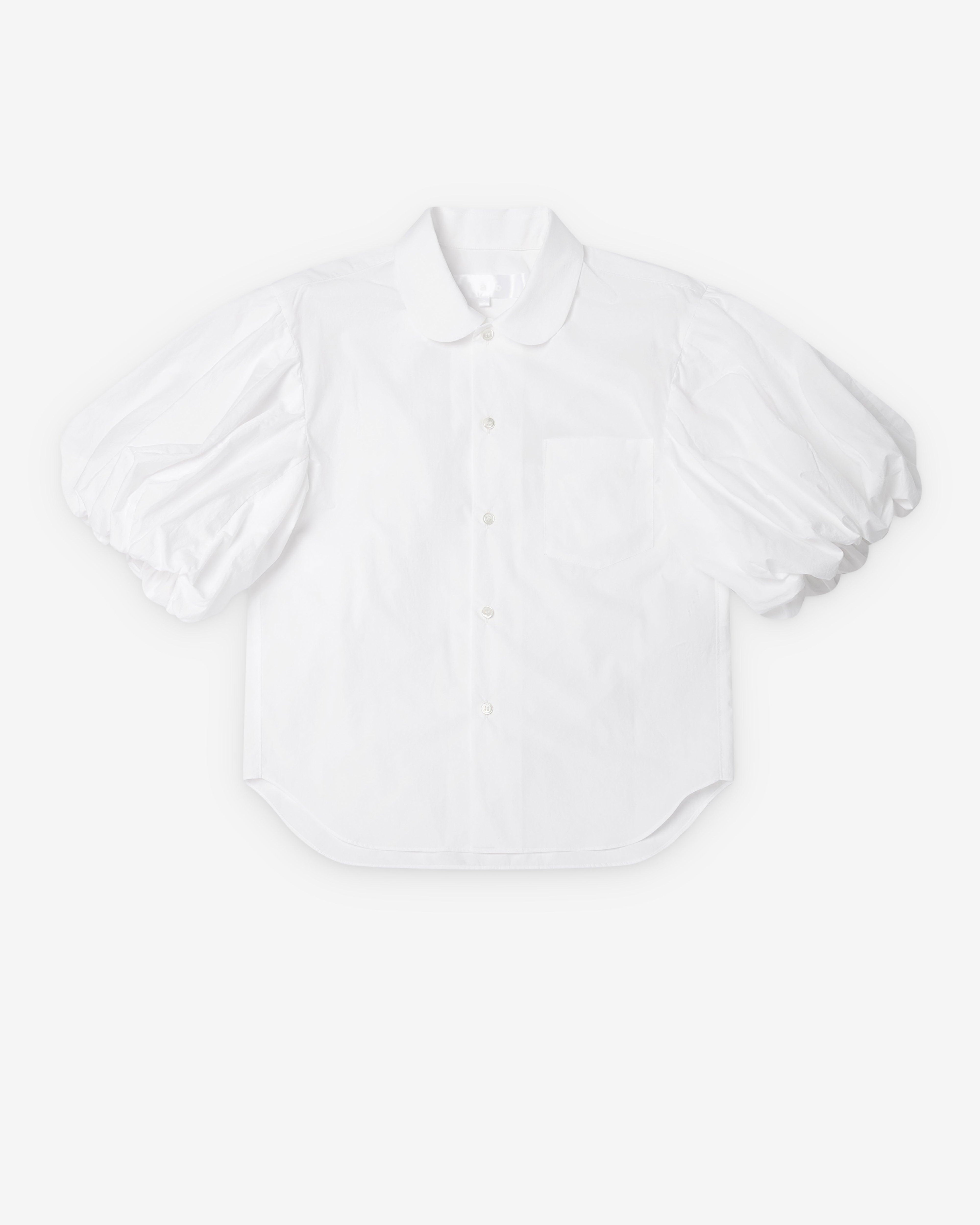 Tao - Women's Puffed Sleeve Blouse - (White) by TAO