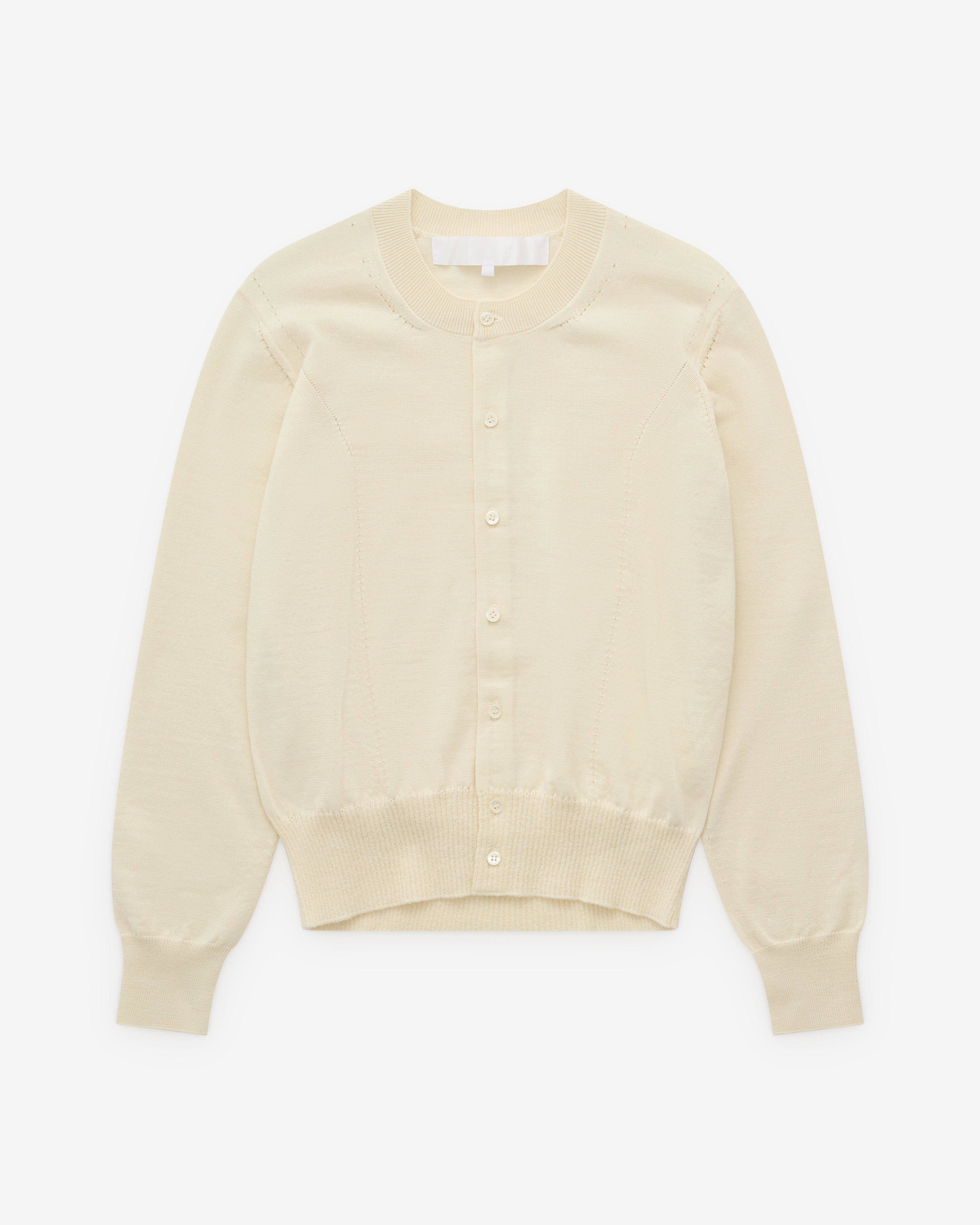 Tao - Women’s Round Neck Cardigan - (Off White) by TAO