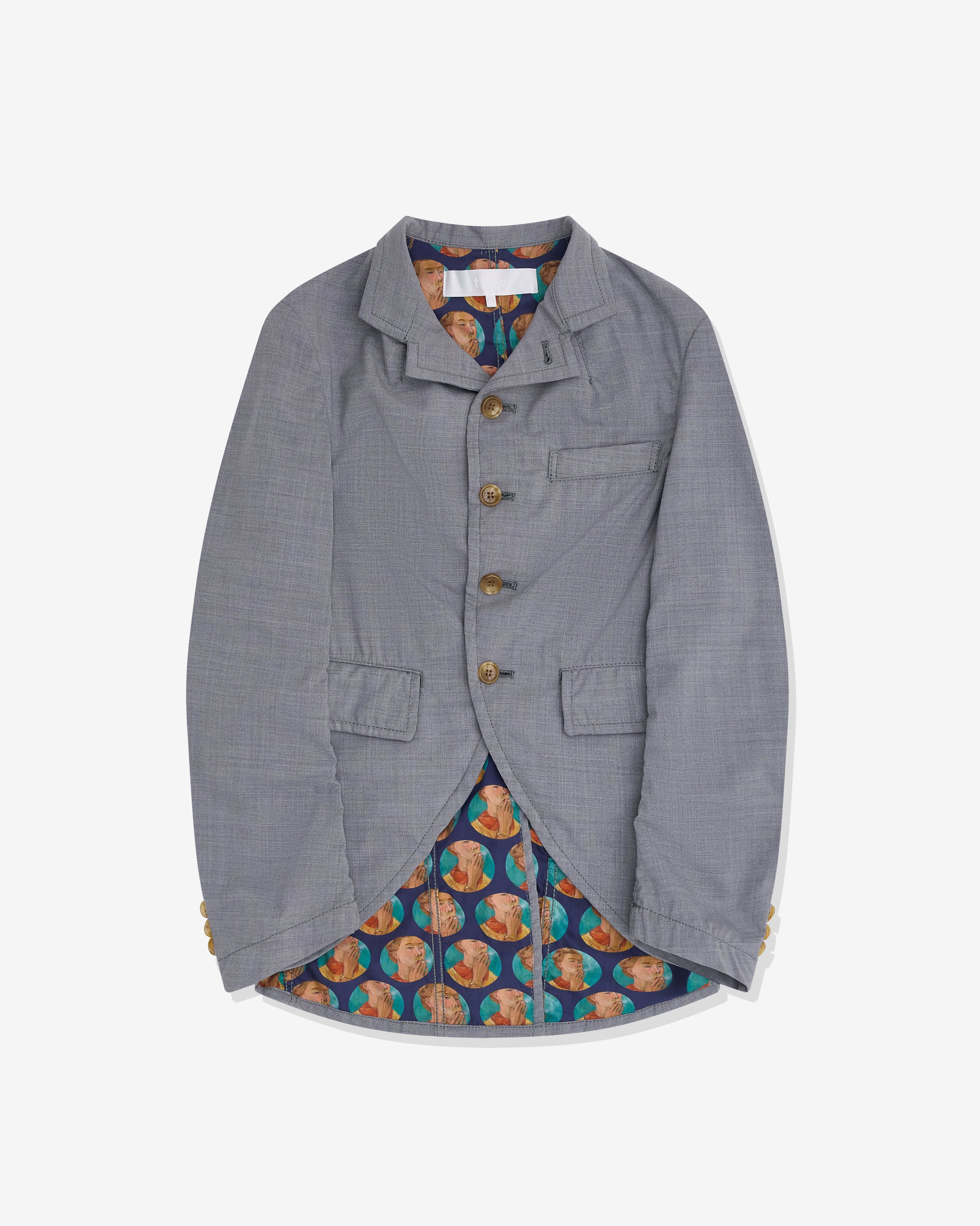 Tao - Women’s Tove Jansson Single Breasted Jacket - (Grey) by TAO
