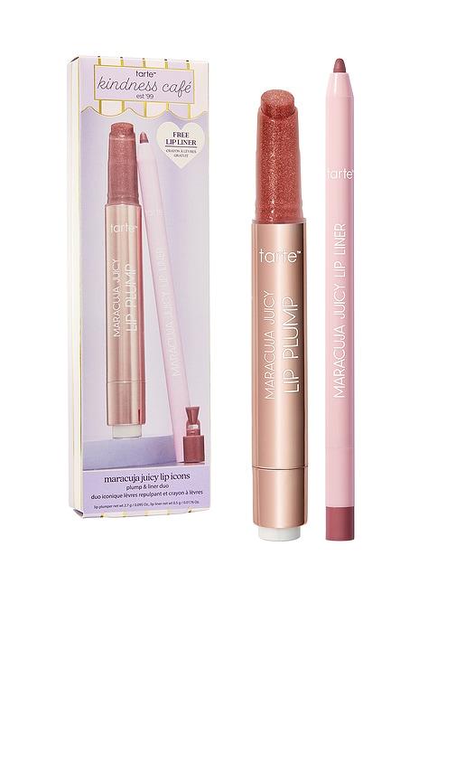 tarte Maracuja Juicy Lip Icons Plump & Liner Duo in Rosy Mauve by TARTE
