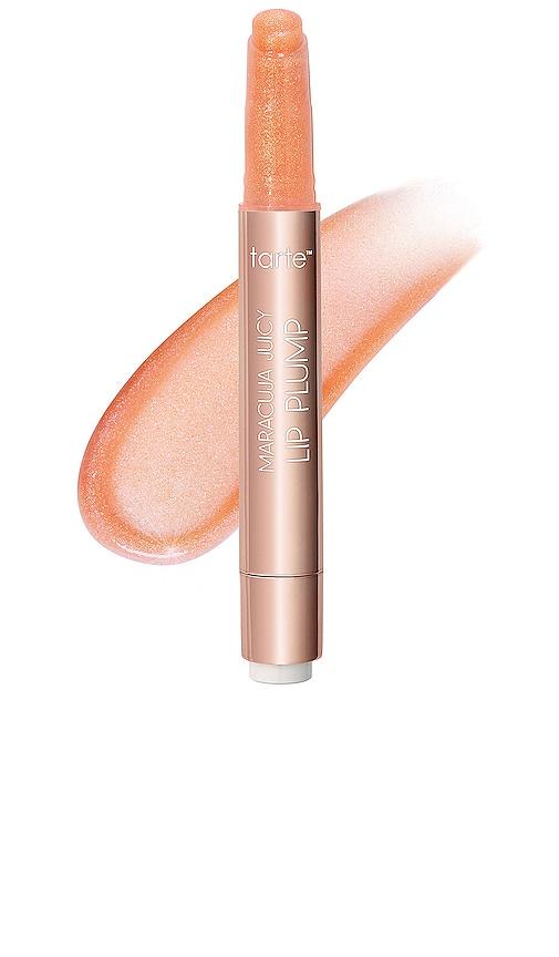 tarte Maracuja Juicy Lip Plump Shimmer Glass in Peach Shimmer Glass by TARTE