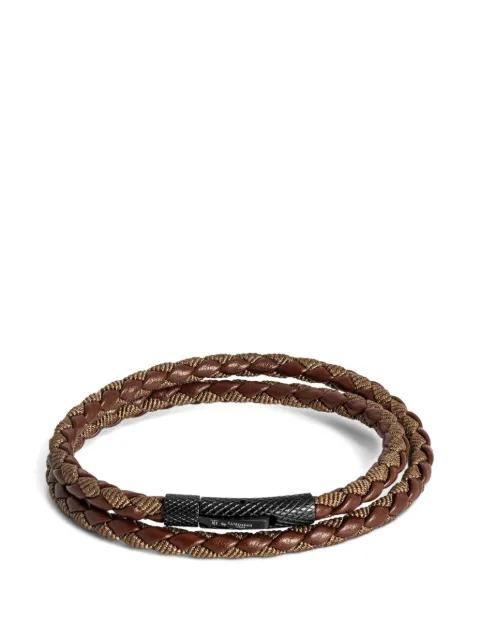 Chelsea braided double-wrap bracelet by TATEOSSIAN
