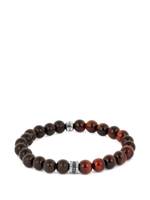 Gear Trio beaded tiger-eye bracelet by TATEOSSIAN