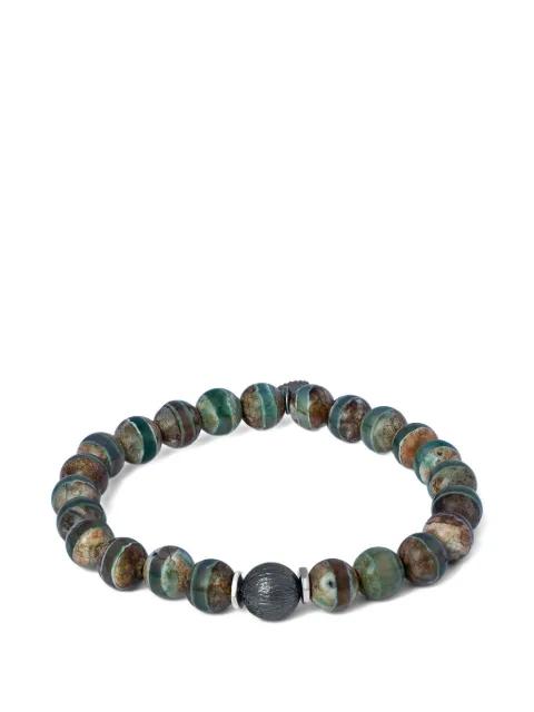 Lhasa Graffiato beaded-stone bracelet by TATEOSSIAN