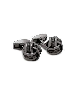 Signature Knot Cufflinks by TATEOSSIAN