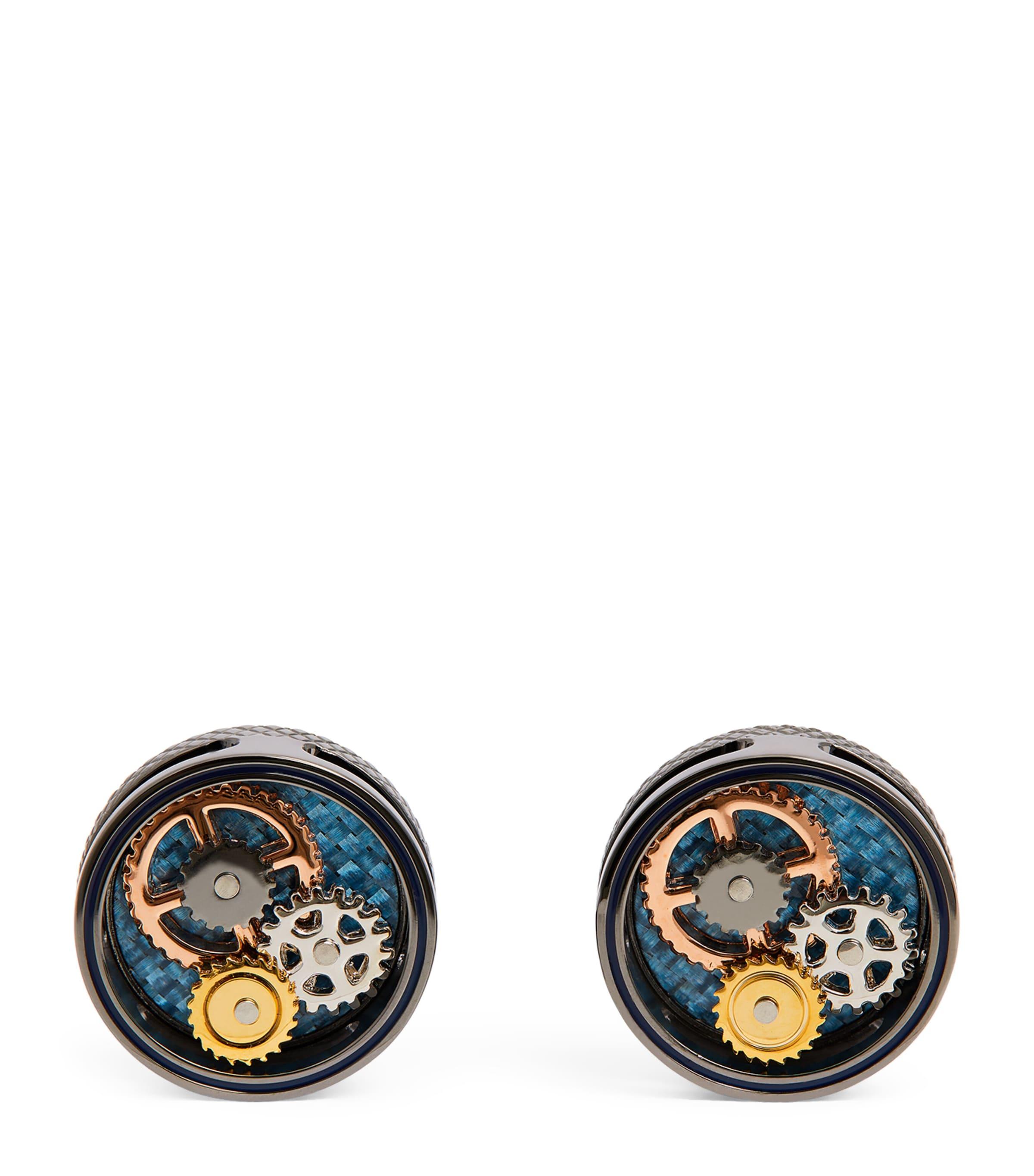 Tateossian Circle Gear Cufflinks by TATEOSSIAN