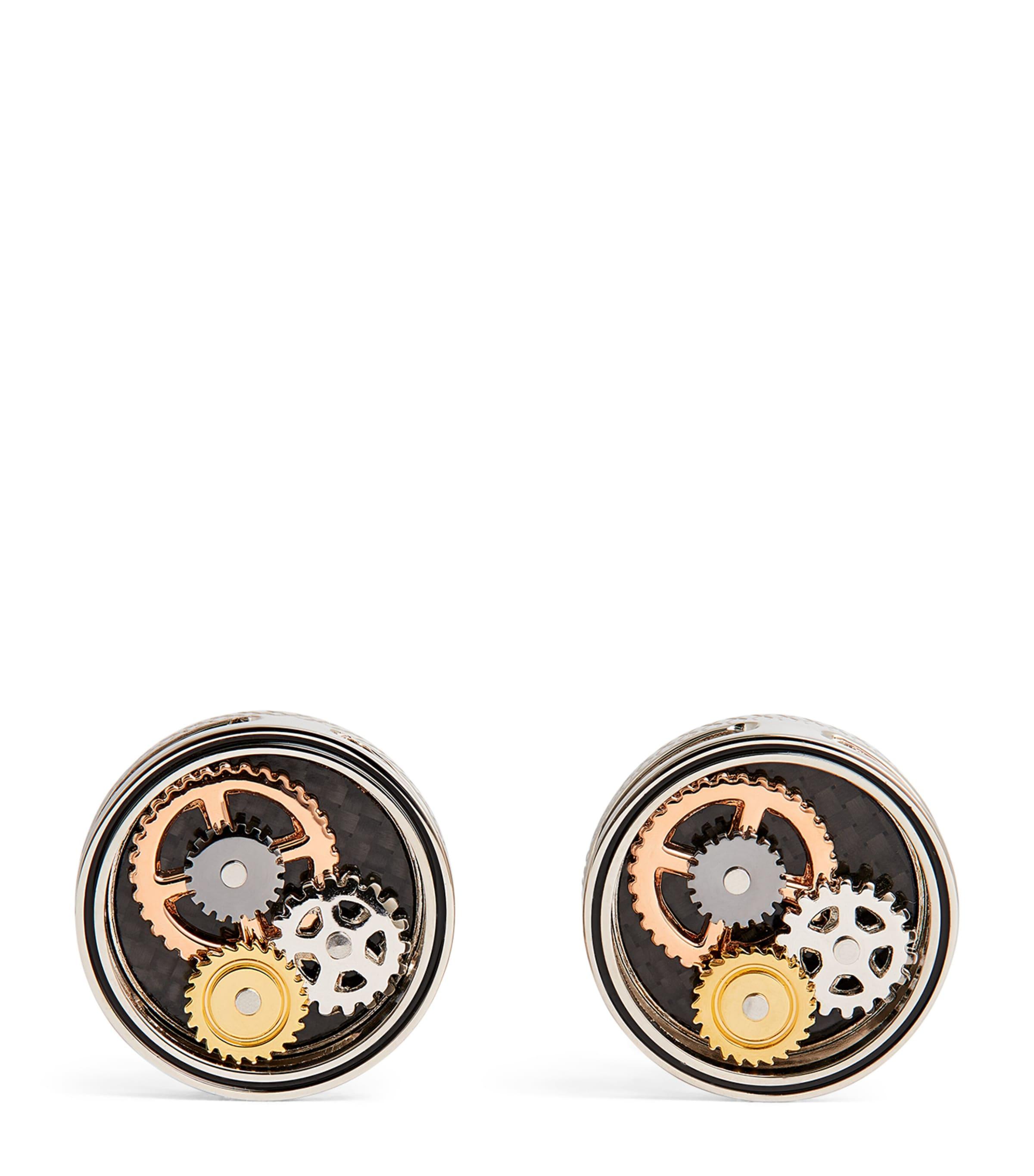 Tateossian Circle Gear Cufflinks by TATEOSSIAN