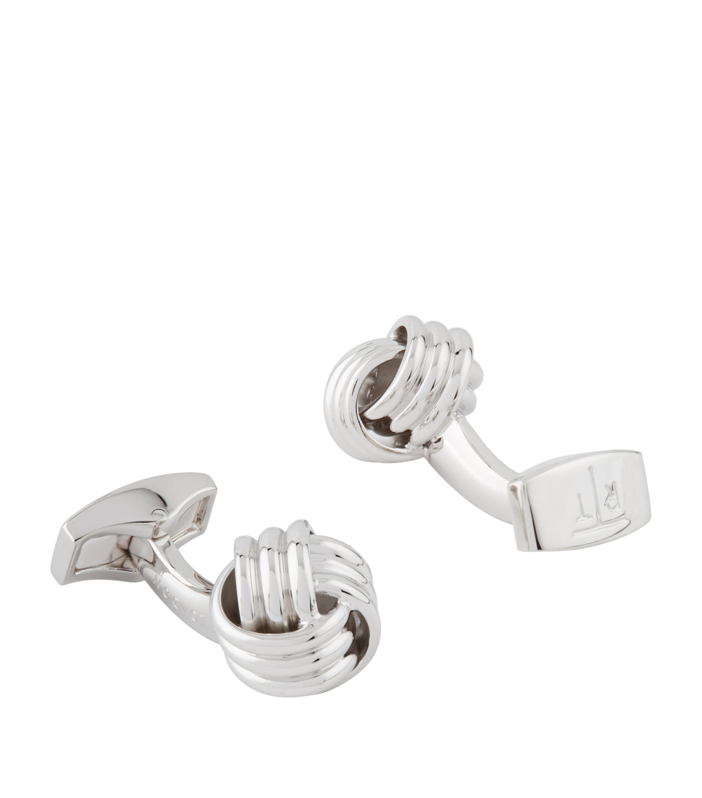 Tateossian Knot Ribbed Cufflinks by TATEOSSIAN