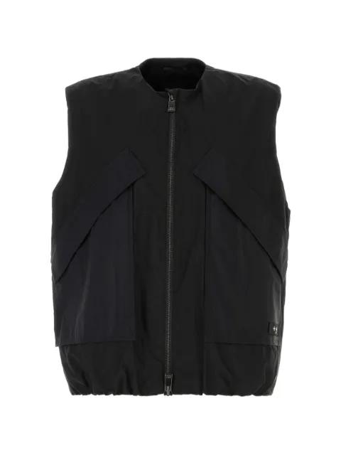 oversized zip gilet by TATRAS