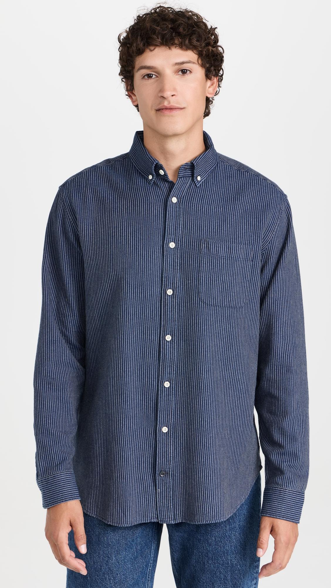 Jack Roped Indigo Shirt by TAYLOR STITCH