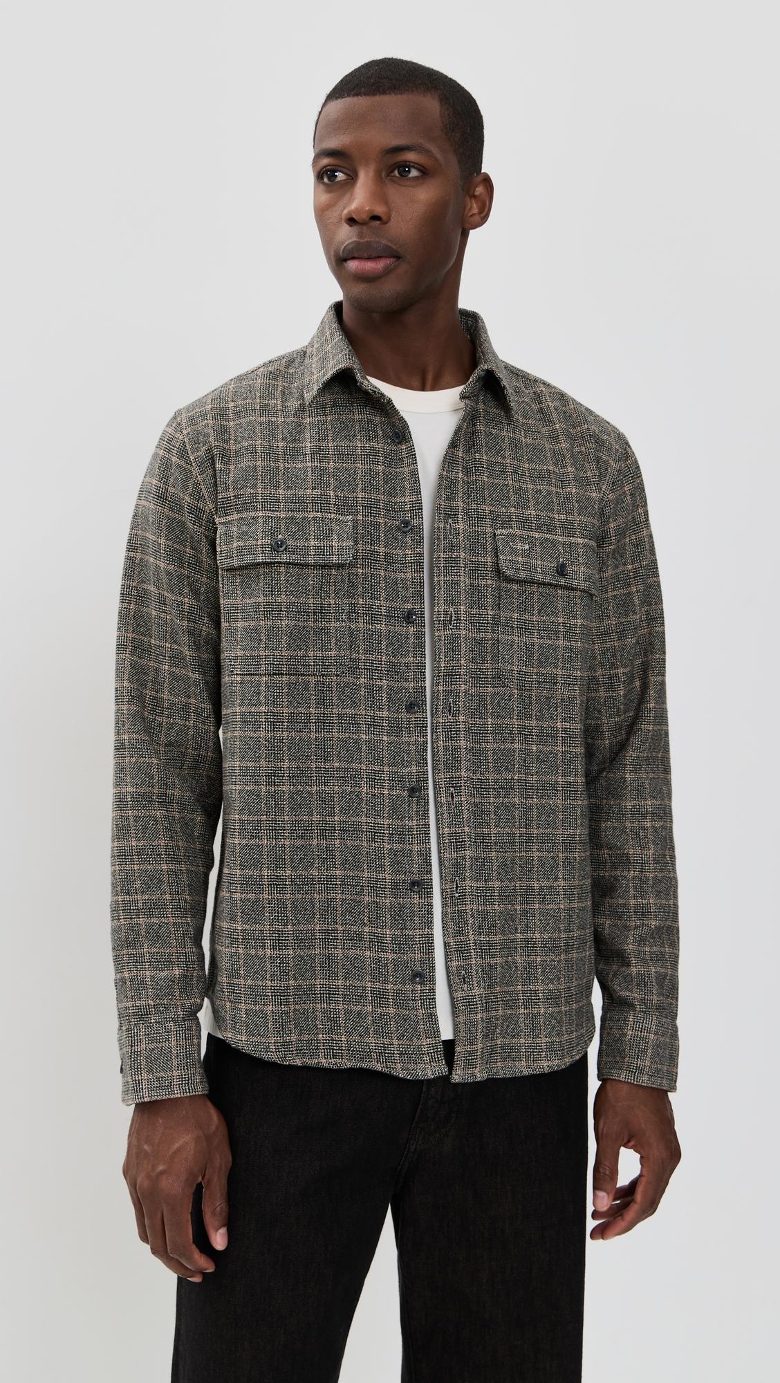 The Ledge Plaid Twill Shirt by TAYLOR STITCH