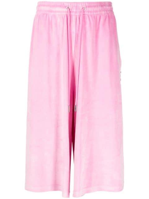 brushed-effect drawstring bermuda shorts by TEAM WANG
