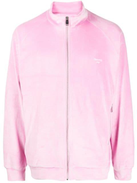 brushed-effect zip-up jacket by TEAM WANG