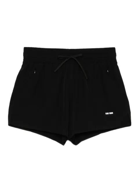 logo-printed performance shorts by TEAM WANG