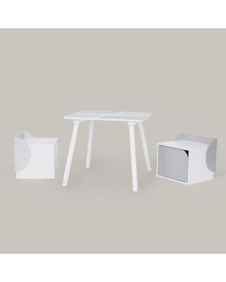 Biscay Bricks Table & Chairs Kids Furniture - Ages 3-7 by TEAMSON