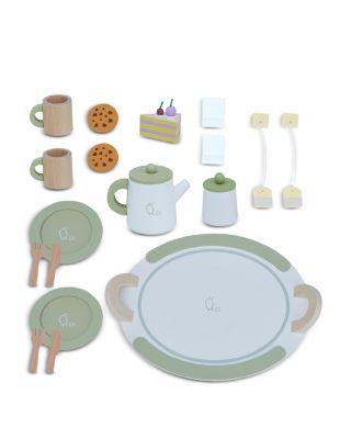 Little Chef Frankfurt 20 Piece Wooden Play Kitchen Tea Party Set - Ages 3+ by TEAMSON