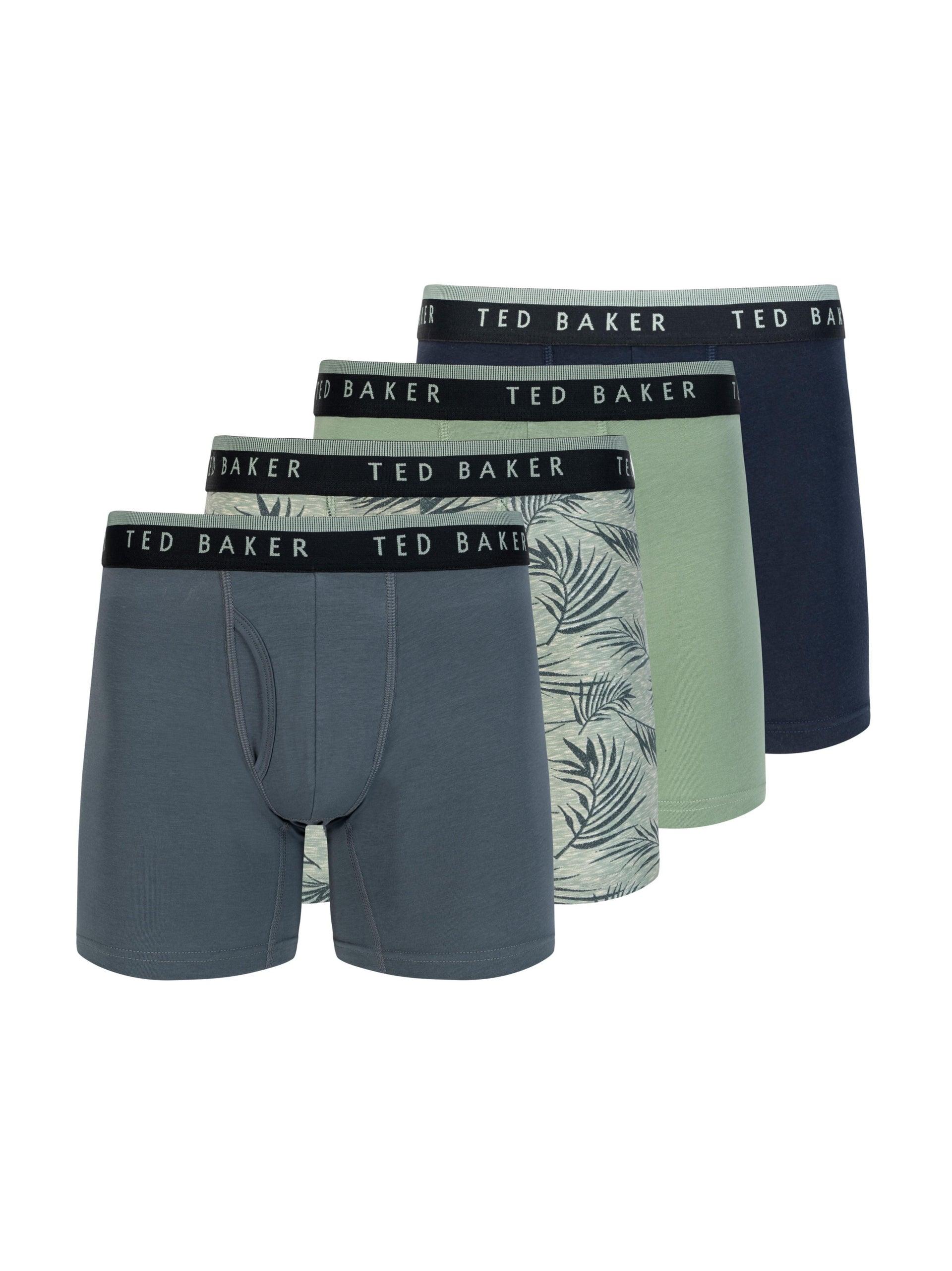 4 Pack Cotton Stretch Boxer Briefs by TED BAKER