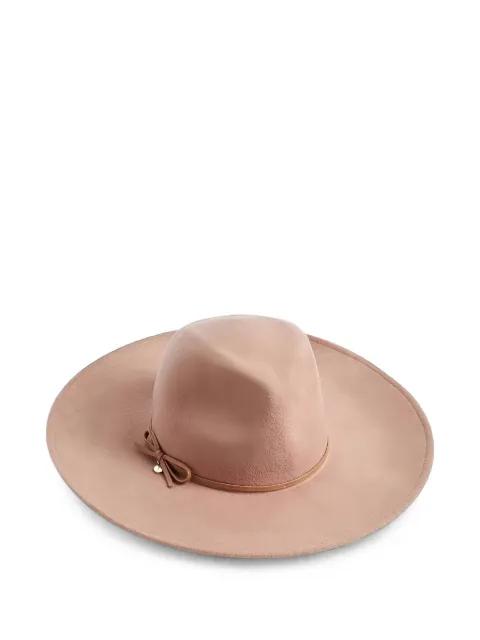 Abbiiio bow-detail wool fedora hat by TED BAKER