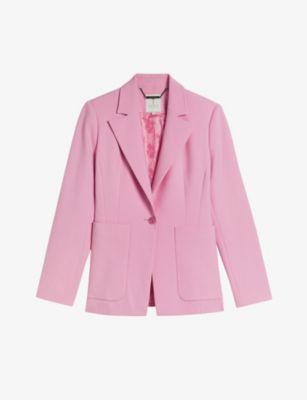 Aleksi notch-lapel woven blazer by TED BAKER