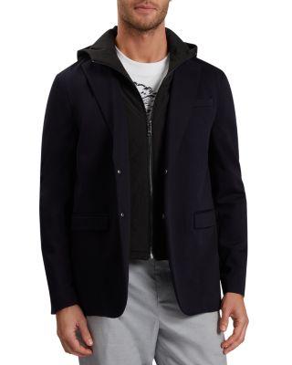 Ashb Jersey Blazer With Hooded Liner by TED BAKER