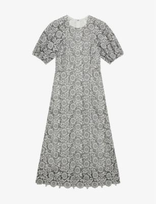 Ayyah floral-print woven midi dress by TED BAKER