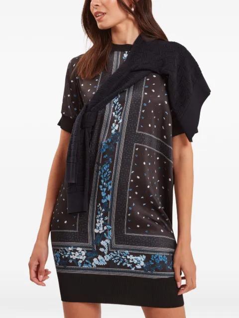 Azzala floral-print boxy dress by TED BAKER