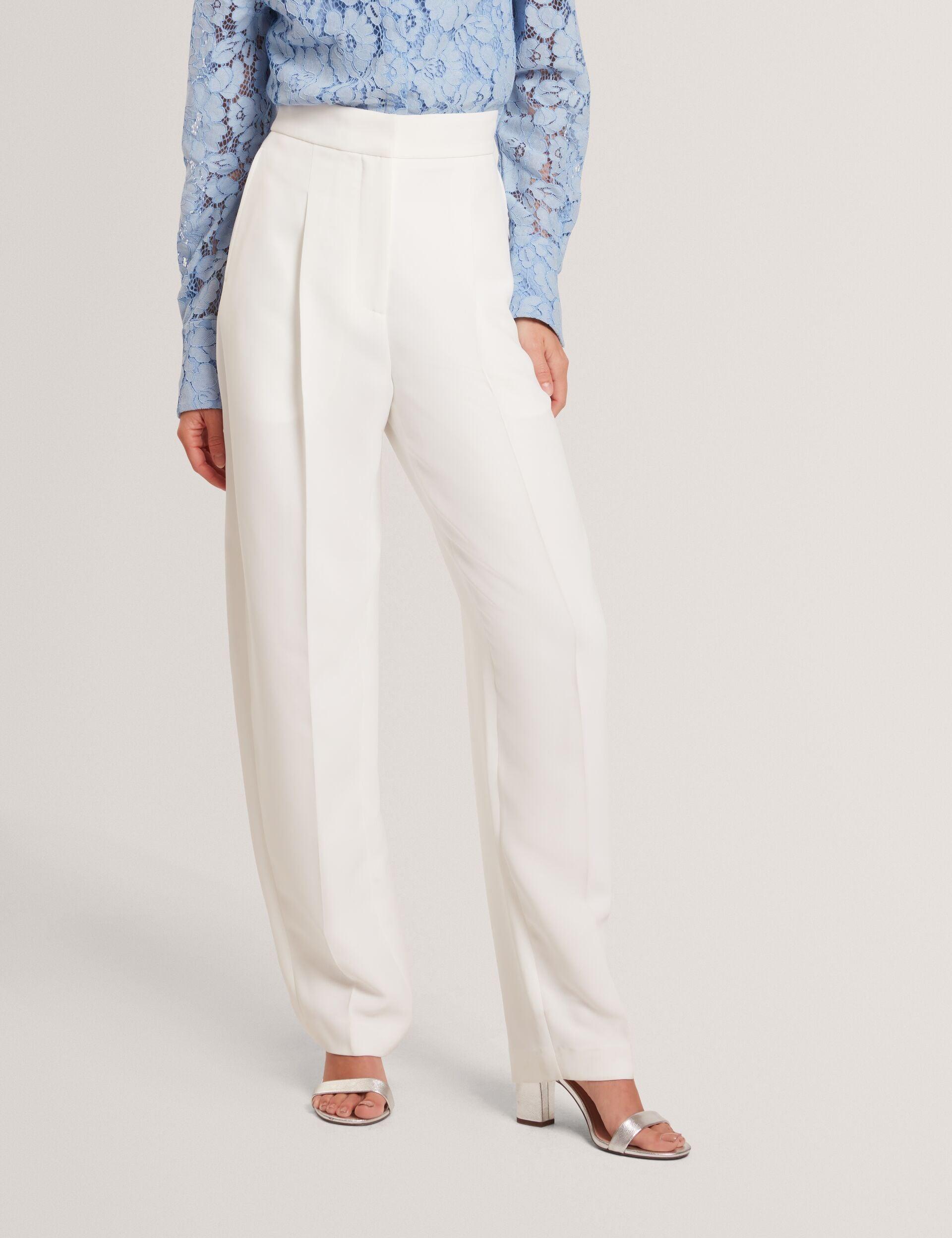 Barrel Leg Woven Tailored Trousers by TED BAKER