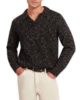 Berreto Relaxed Open Neck Twisted Sweater Polo by TED BAKER