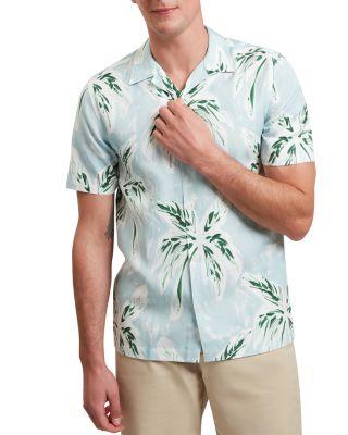 Boche Relaxed Fit Tropical Palm Tree Shirt by TED BAKER