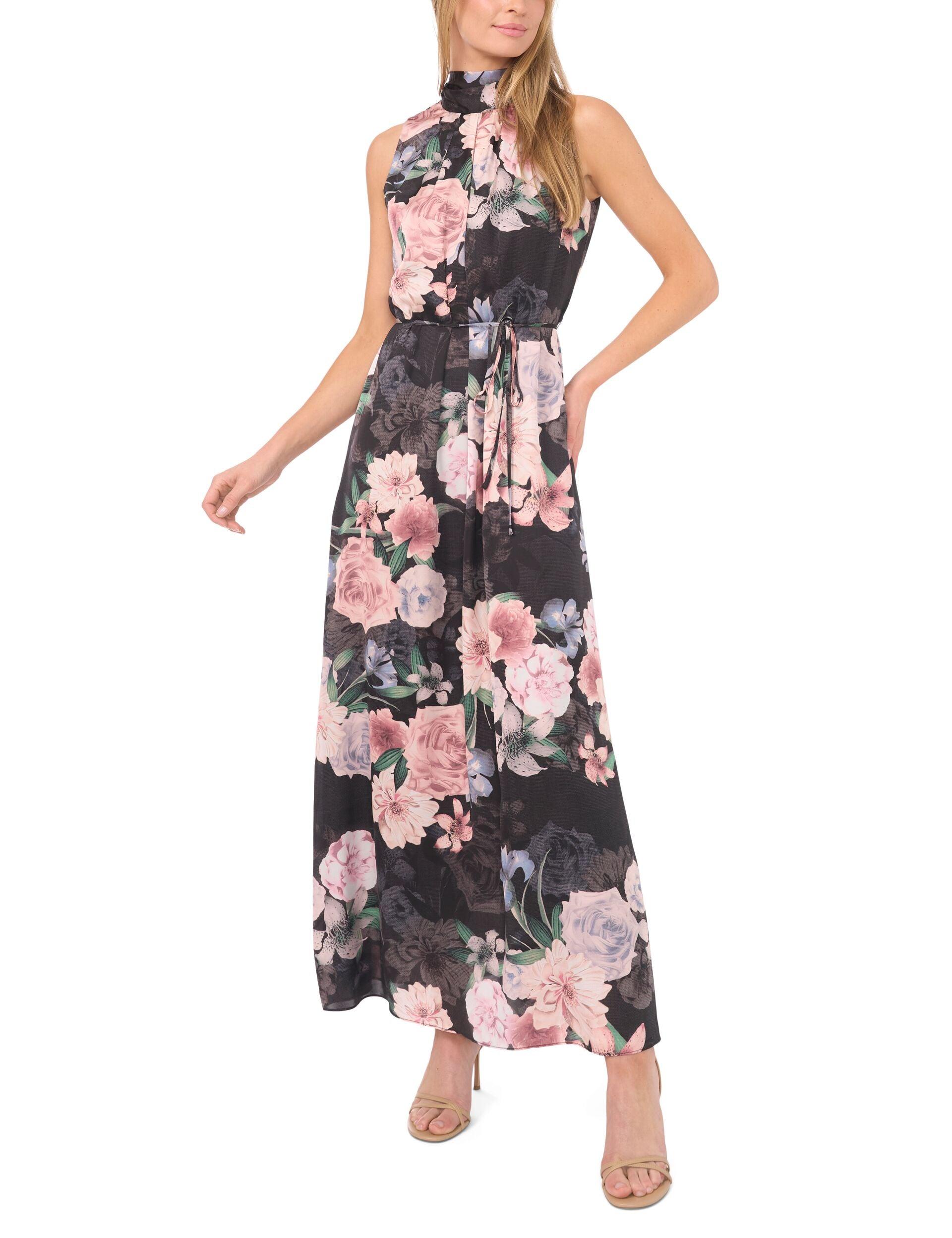 Bow Tie Sleeveless Maxi Dress by TED BAKER