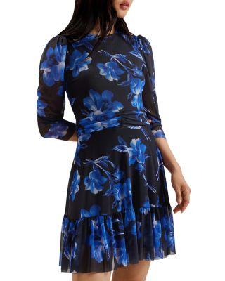 Carmall Gathered Mini Dress by TED BAKER