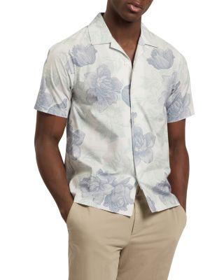 Cesiro Short Sleeve Botanical Floral Print Shirt by TED BAKER