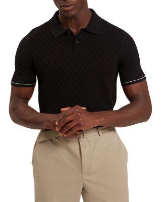 Chapal Chevron Stitch Polo Shirt by TED BAKER