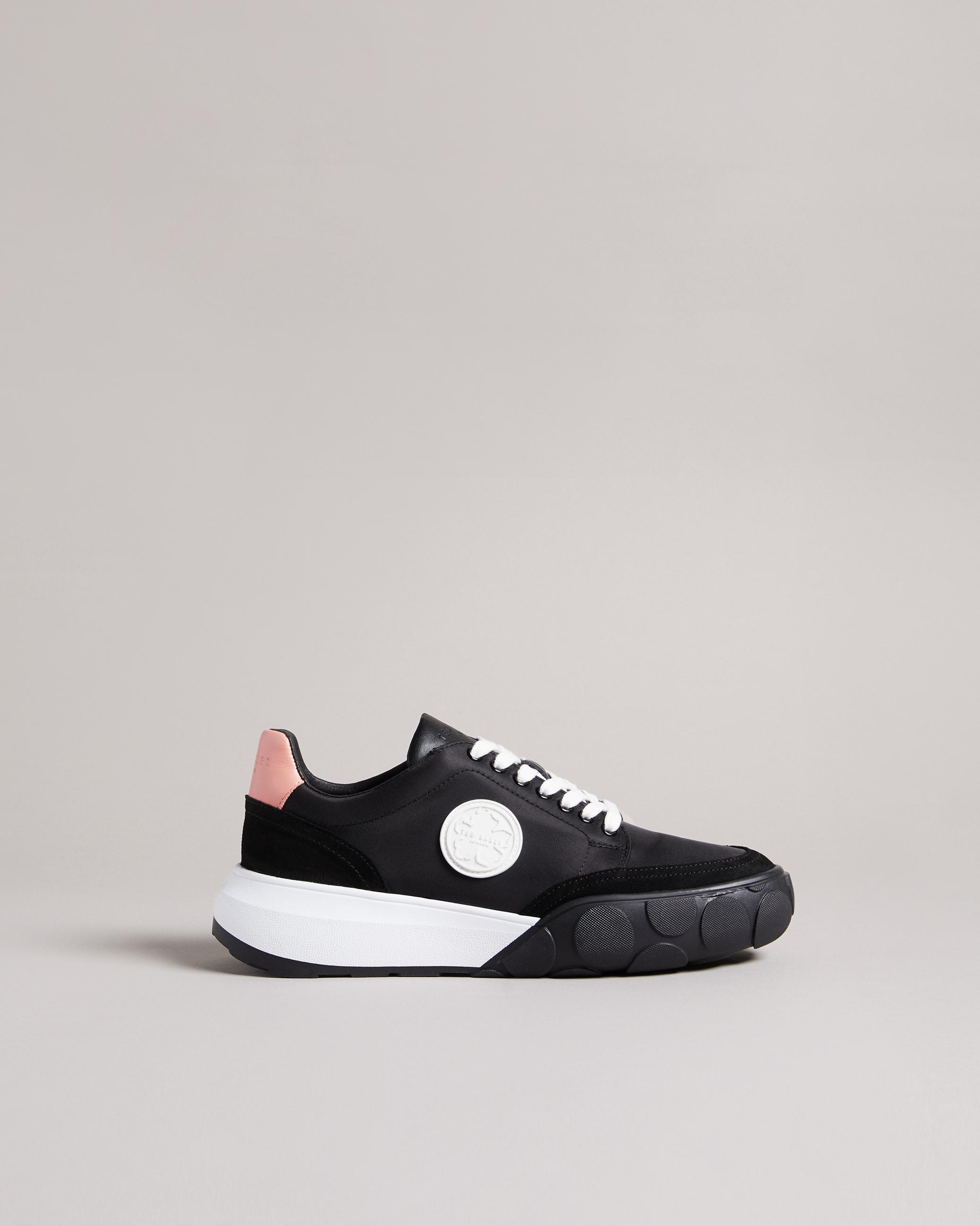 Chunky Sole Magnolia Trainers - ACEY - Black by TED BAKER
