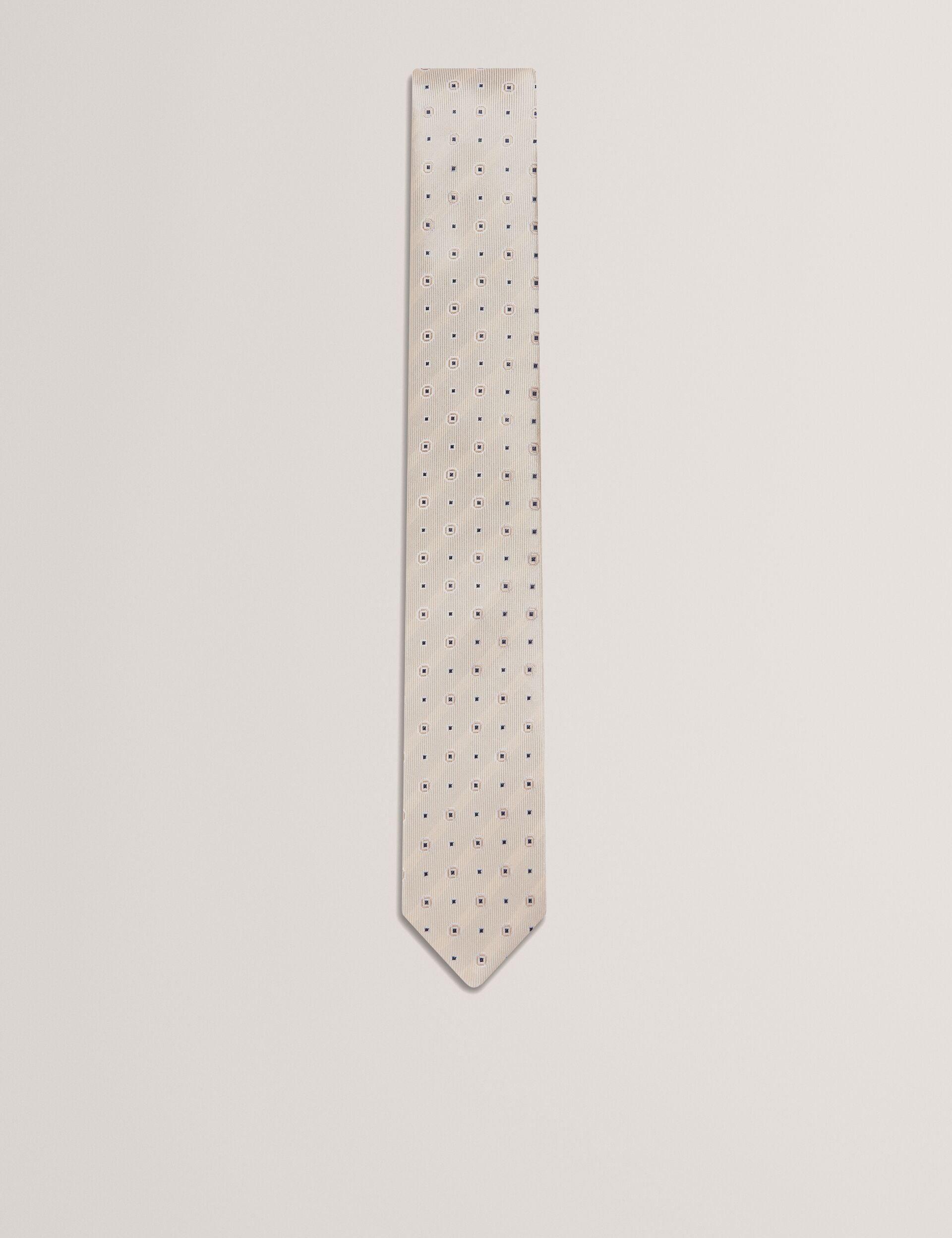 Circle Geometric Print Silk Tie by TED BAKER