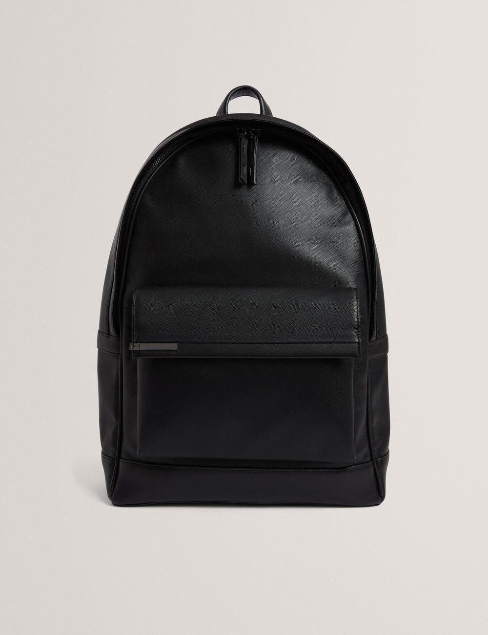 Crosshatch Faux Leather Large Backpack by TED BAKER
