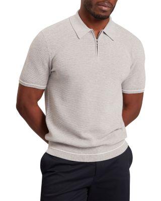 Deckers Ottoman Quarter Zip Polo by TED BAKER